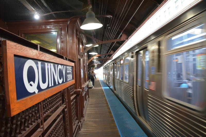 The beautiful and historic Quincy station is now wheelchair accessible