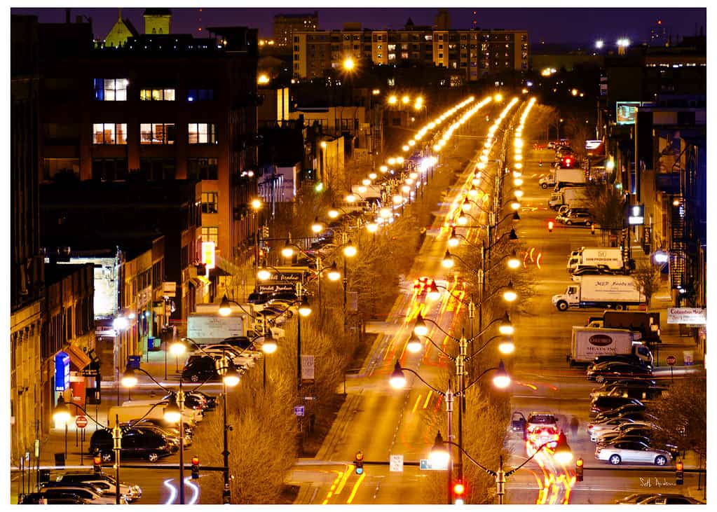 Restaurant Row - West Loop, Chicago.