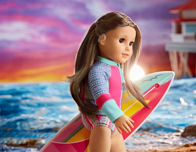 American Girl's 2020 'Girl of the Year' is Joss, a surfer who rocks a hearing aid.